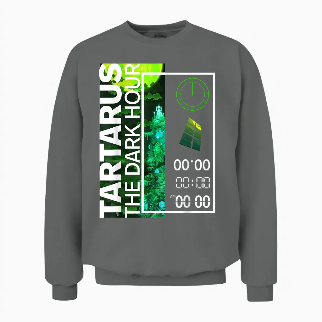 Atlus Persona 3 Reload: Tartarus Dark Hour Unisex Sweatshirt in Graphite Heather