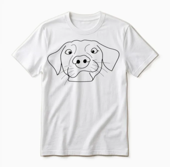 Dog Lovers Unisex T-Shirt in White