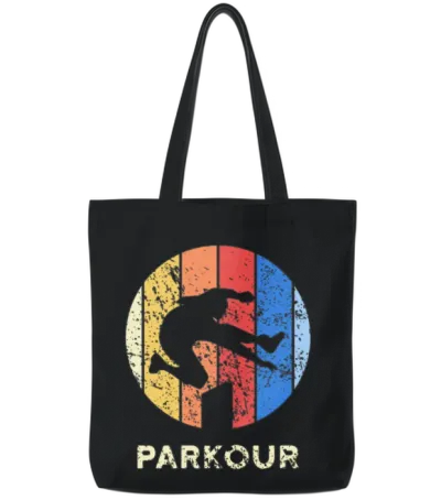 Parkour Tote Bags - Black