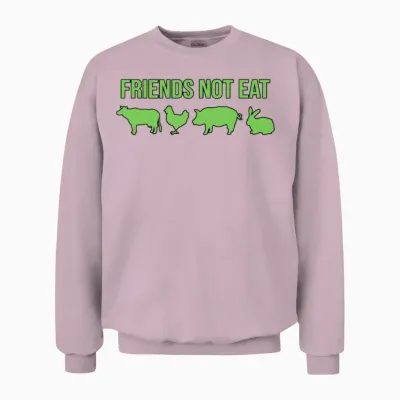 Animal Funny Saying Unisex Sweatshirt - Light Pink