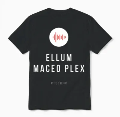 Ellum Maceo Plex Tshirt Techno Funny Unisex T-Shirt - Black