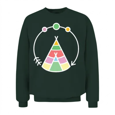 Boho Children Unisex Sweatshirt - Forest