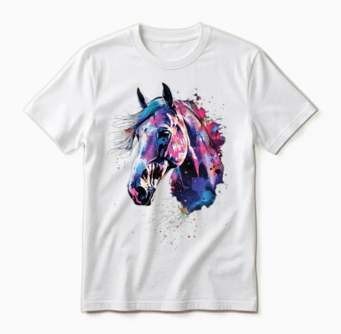 Horse - Lovers Unisex T-Shirt in White