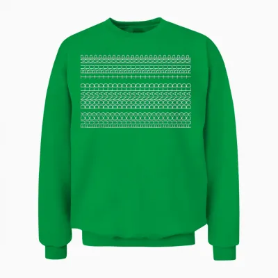 Subtle Anti Trump Hidden Message Sarcastic Feminist Unisex Sweatshirt - Irish Green