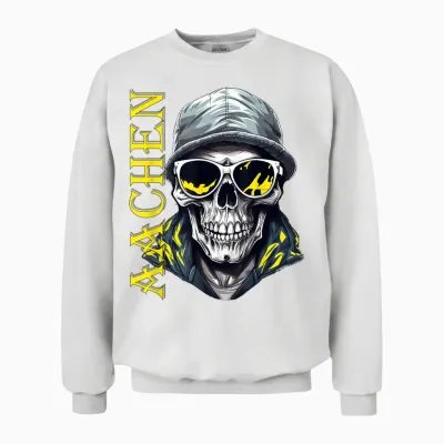Aachen T-Shirt Aachener Ultras Fans Geschenke Aachen Nrw Unisex Sweatshirt - White