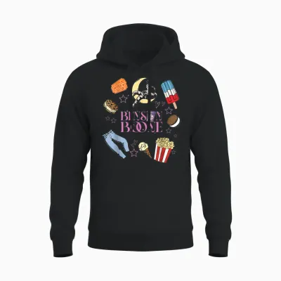 Ben Son Boone Name Tee Fan Music Retro Aesthetic Ice Cream Unisex Hoodie - Black