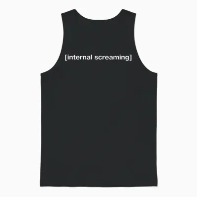 Internal Screaming Stars Unisex Tank Top - Black