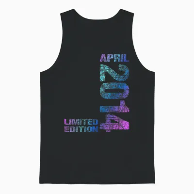 April 2014 Junge Mädchen 12. Geburtstag Limited Edition 12 Unisex Tank Top - Black