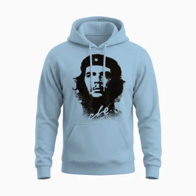 Che Guevara Revolution Rebel Cuba T-Shirt, Green, S Unisex Hoodie - Light Blue