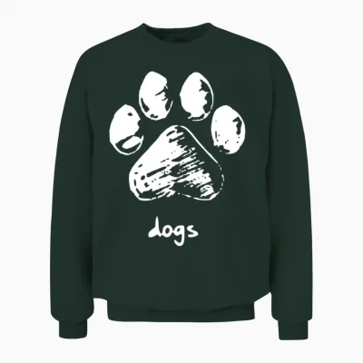 Dog Paw - Dogs Unisex Sweatshirt - Forest