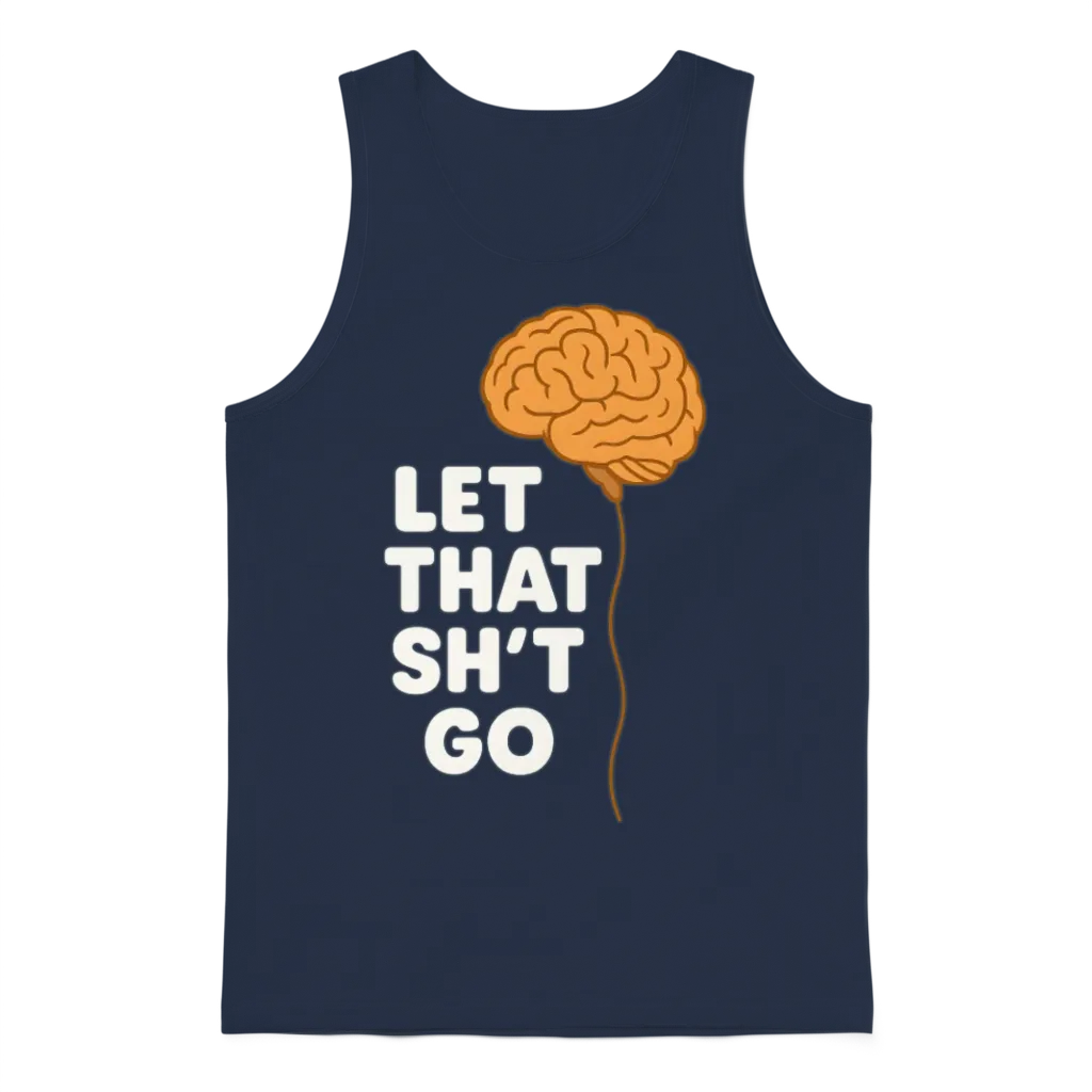 Fitness and Mental Health โ Gym & Lifting Unisex Tank Top - Navy