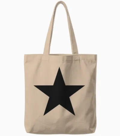 Star Tote Bags - Natural