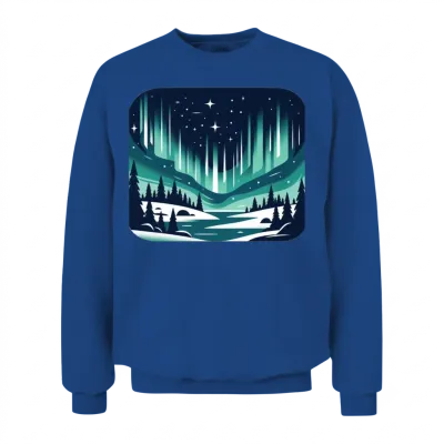 Northern Light Aurora Unisex Sweatshirt - Royal