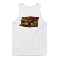 Books Reader Reading Buecher Lesen Lernen75 Unisex Tank Top - White – 1