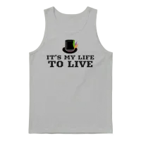 It's My Life to Live Unisex Tank Top - Ash – 1