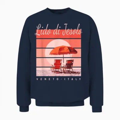 Urlaub in Lido Di Jesolo Venedig Italien Unisex Sweatshirt - Navy