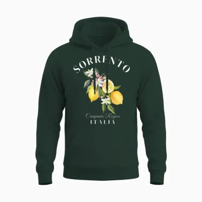 Sorrento Italia Campania Region Unisex Hoodie - Forest