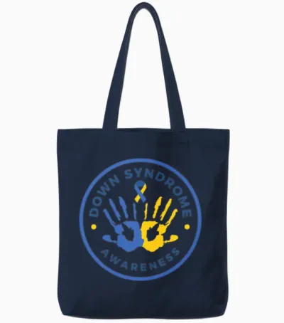 Down Syndrome Awareness Tote Bags - Navy