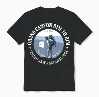 Rim to Rim Trail Unisex T-Shirt - Black