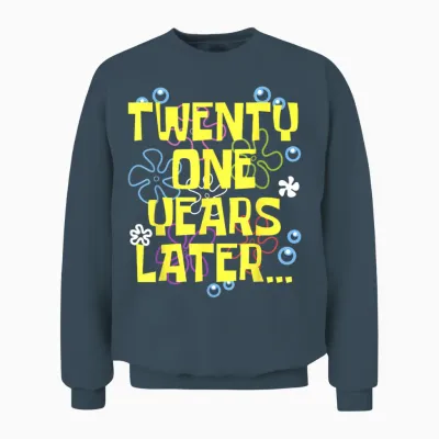 Men Women Twenty One Years Later 21 Year Old Birthday Gifts Unisex Sweatshirt - Dark Heather