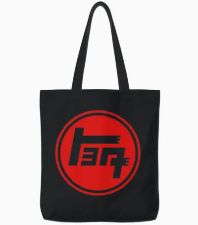 Toyota Teq Logo Tote Bags - Black