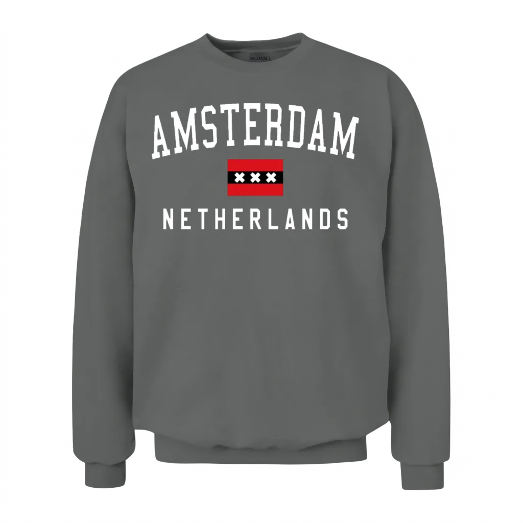 Amsterdam Souvenir Unisex Sweatshirt - Graphite Heather
