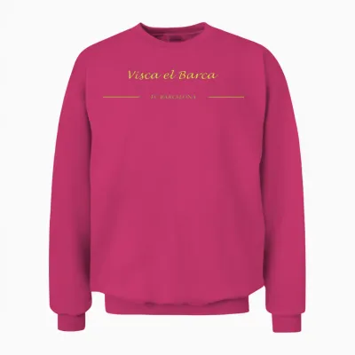 Visca El Barca : Fc Barcelona Unisex Sweatshirt - Heliconia