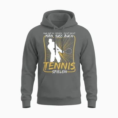 Tennis Tennis Player Tennis Game Unisex Hoodie - Graphite Heather