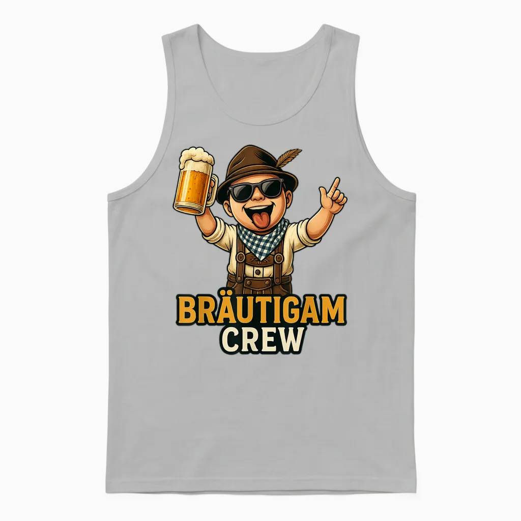 Stag Party Men's T-Shirt for Hen Parties Unisex Tank Top in Ash