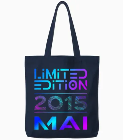 Limited Edition Mai 2015 Junge Mädchen 11. Geburtstag Tote Bags - Navy