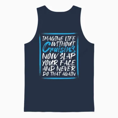 Cruise Cruising Cruise Ship Unisex Tank Top - Navy