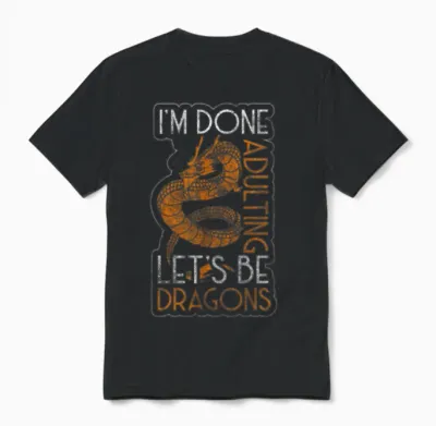 Dragon Black Chinese Dragon Unisex T-Shirt - Black