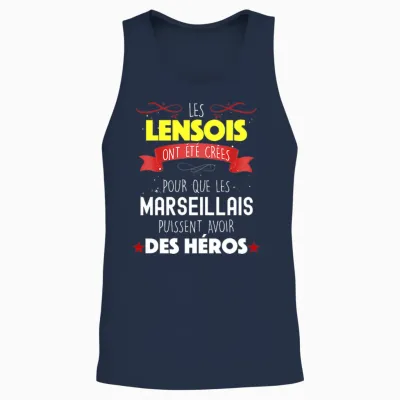 Homme Rc Lens Homme Humour Papa Papy Tonton Garçon Fan De Foot T-Shirt Haut De Gamme Unisex Tank Top - Navy