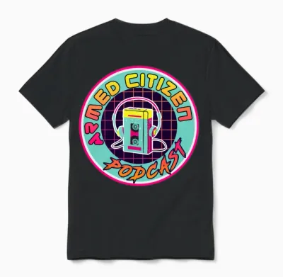 Armed Citizen Podcast Retro Unisex T-Shirt - Black