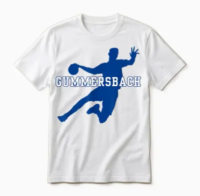 Gummersbach Handball Mannschaft Verein Fan Nrw Blau Weiss Unisex T-Shirt - White