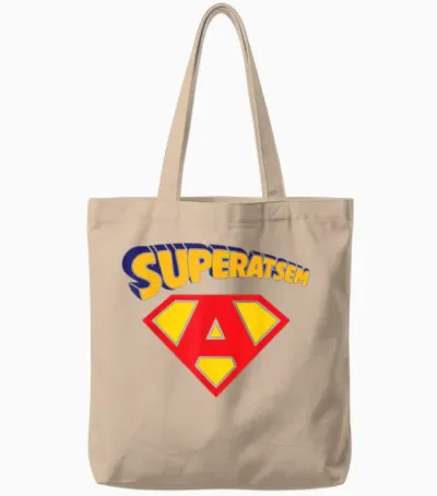 Thank You Atsem Teacher End of Year Kindergarten Hero T-Shirt, Black, S Tote Bags - Natural