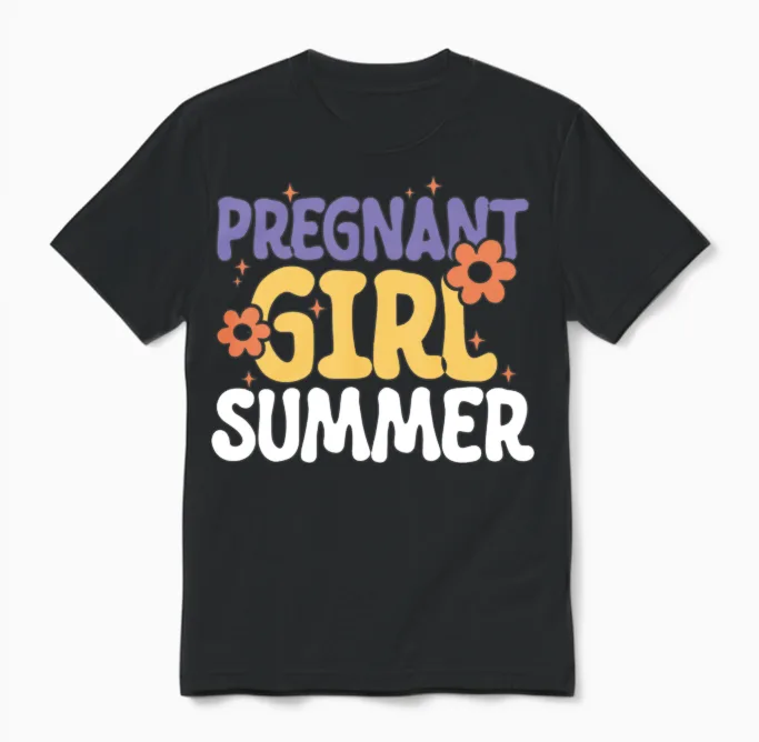 Funny Pregnancy Reveal 4 Unisex T-Shirt in Black