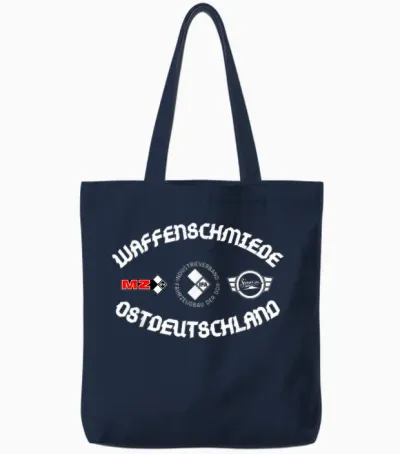 Waffenschmiede Simson Mz Etz Ifa Suhl Ossi Moped Geschenk Tote Bags - Navy