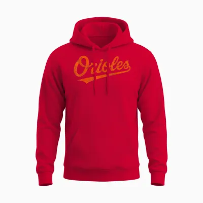 Retro Oriole Tee Cute Oriole Gifts Women Men Kids Boys Girls Unisex Hoodie - Red