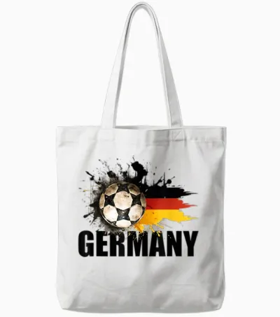 Deutschland Trikot 2026 Deutschland Flagge Germany T-Shirt, White Tote Bags - White