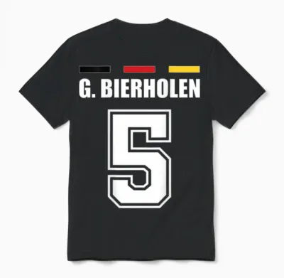 Funny Name Germany Jersey for Mallorca and the Party T-Shirt, Black Unisex T-Shirt - Black