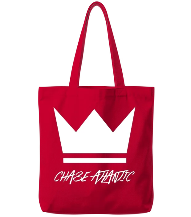 Chase Atlantic Large Crown Tote Bags - Red