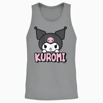Hello Kitty Kuromi Character Unisex Tank Top - Sport Grey