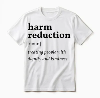 Harm Reduction Definition - Public Health Quote Unisex T-Shirt - White