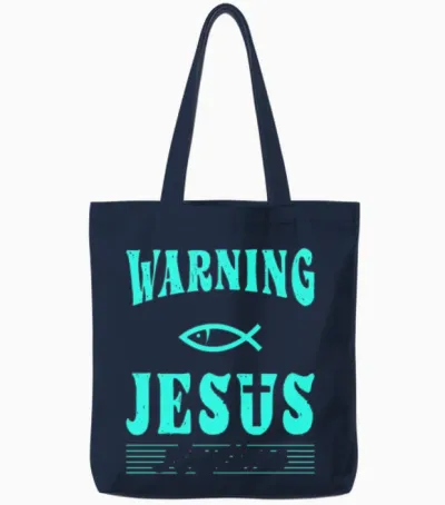 Start Talking About Jesus Tote Bags - Navy