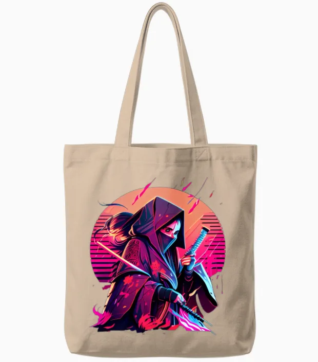 Samouraï Tote Bags in Natural