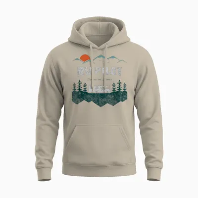 Rv Pilot Camping Shirt Motorhome Travel Vacation Gift Unisex Hoodie - Sand