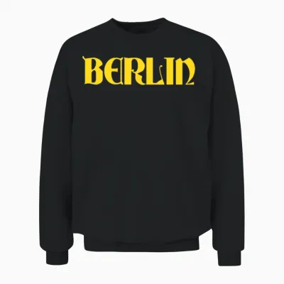 Berlin Berlin Berlin Unisex Sweatshirt - Black