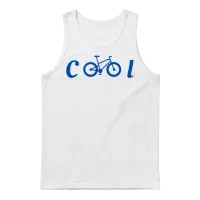 Cool Bike Vintage Unisex Tank Top - White – 1