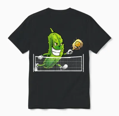 Cute Pickleball for Men Women Racket Sport Pickleball Lover Unisex T-Shirt - Black